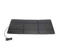 Jiawu Panel Solar Portátil de 100 W, Diseño Plegable, Cargador de Panel Solar ETFE Resistente Al Agua, para Acampar con Controlador Incorporado, Salida USB Dual para Acampar Al Aire Libre, Viajes de