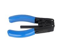 Jiawu Pelacables de Fibra óptica, Pelacables ópticos de 2,1x1,6 Mm con Hoja de Acero para Herramientas para Operación con una Sola Mano de Alta licates con Escala de Pelado Transparente