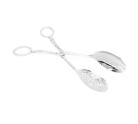 Jiawu Pinzas de Tijera Multifuncionales con Clip de Cuchara de Metal de Estilo Europeo para Pasteles, Pan, Ensalada de Frutas, Pinzas de Cocina para Fiestas de Buffet con Agarre Ergonómico, Sujeción