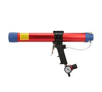 Jiawu Pistola de Aire Neumática de Pegamento Suave de 600 Ml, Herramienta Manual con Indicador de Velocidad para Decoración Arquitectónica, Pistola de Calafateo Selladora para Peceras, Paneles