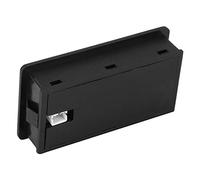 Jiawu Probador de Indicador de Capacidad de Batería LCD de 12 V, Voltímetro de Pantalla Digital Universal de Batería de Litio para Plomo-ácido con Pantalla a Color DC 8 ((10-100V) azul + alarma)