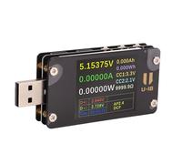 Jiawu Probador USB, Detección Automática Multiprotocolo QC2.0 QC3.0 PD 7 Interfaces de Pantalla con Detector de Protocolo de Carga Rápida, Medidor de Corriente de Voltaje con Datos de Precisión de