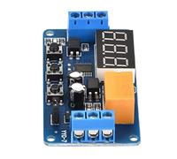 Jiawu Relé de Control de Temporizador de Ciclo Ajustable, Módulo de Interruptor de Retardo de Tiempo de 3 V-7 V de bajo Voltaje con Aislamiento óptico, Disparador Programable para Motor, Luz LED,