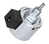 Jiawu Solenoide de, Fácil Instalación y Desmontaje, Material de Hierro, Solenoide de para Cortacésped, Pieza de Repuesto con Cable para Equipos 497672 497157 495739