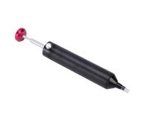 Jiawu Succionador de Soldadura, Bomba Desoldadora Activada por Resorte de Operación Manual, Herramienta de Succión Al Vacío de Aleación de Aluminio con 2 Tubos de Silicona para Componentes de Placa de