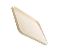 Jiawu Tabla de Cortar Mediana de 14.6 X 11 Pulgadas, Tabla de Cortar de Plástico con Bordes Elevados para Jugos, de de Cocina de PP Resistente para Carne y Verduras, Apta para Lavavajillas, Negra
