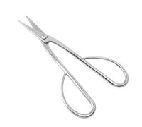 Jiawu Tijeras para Bonsái de Acero Inoxidable, Tijeras para Recortar Brotes de Hojas para Cortar Ramas, Herramientas de Modelado de Bonsái, de Podar Ergonómicas de 8,7 Pulgadas para Plantas de Jardín