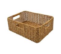 JIEBWCHA Cestas Para Organizar,Caja Organizadora Impermeable,Cesta De Almacenamiento De Tejido De Mimbre De Imitación - para Dormitorio Cocina Armario Lavadero Despensa Residencia Estudiantil Juguetes