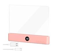 JIEBWCHA Luz de Lectura - Regulable con Temporizador 3 Colores Panel Transparente - Luces para Libros para Leer de Noche,para Mujeres Hombres Niños Hogar Viaje Dormitorio Oficina Escuela Cumpleaños