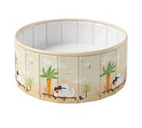 JIEBWCHA Piscina Plegable Infantil - Bañera Antideslizante para Mascotas,Piscina Infantil De Chapoteo | Niños y Niñas Mascotas Camping Playa Jardín Parque Césped Patio Patio Interior Guardería