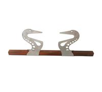 JIEBWCHA Puente De Soporte De Mano Para Artist, 14x9x2,5 Cm Barra De Soporte Para Reposamanos De Caballete Portátiles Ajustable, Herramienta DeSoporte Metálico Estabilizador De Mano Para Dibujo Hogar