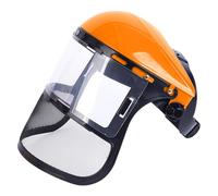 JIEBWCHA Viseras de seguridad de red, 33,5 x 33,5 x 20 cm, visera protectora de trabajo, malla de alambre Shield Face de seguridad, visera para desbrozadora para jardinería, carpintería y corte madera