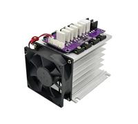 Jieotwice Módulo de Carga Electrónica Ajustable, 0-100 V 20 A 500 W, Corriente Constante, Voltaje Constante, Comprobador de Alta Potencia con Precisión de Paso de 1 MA