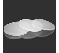 JIEYUZYUO 1/2/5 Uds. Juntas de Sellado de Láminas de Goma de Silicona Redondas Blancas Almohadilla Gruesa 0,5/1/1.5/2/3/4/5/6/8Mm de Diámetro 5Mm ~ 150Mm Antideslizante Que Absorbe Lospes/2Mm/50Mm (2P