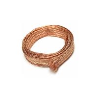 JIEYUZYUO Cable Eléctrico de 1 M/5 M/10 M, Cable Plano Flexible, Trenzado Dere Puro, Malla Tejida Antiinterferencias, 4 Mm/6 Mm/8 Mm/12 Mm/14 Mm/18 Mm/25 Mm/10M/6Mm Bore