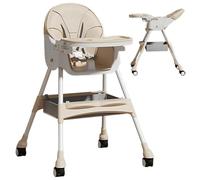 Jiimhte Trona para Bebé | Silla Alta Portátil Para Niño - Asiento Elevador con Plegable para Alimentación en Cocina Playa Restaurante Viajes Camping Exterior