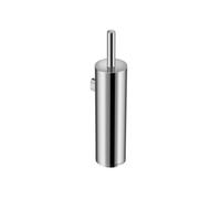 Jika Generic - Juego de inodoro con escobilla y recipiente de cristal, cromo H3843D10040001