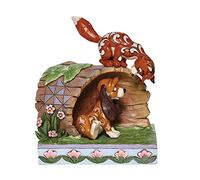 Jim Shore Disney Traditions 6008077 - Figura Decorativa de Zorro y Sabueso