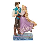 Jim Shore Enesco Disney Traditions Rapunzel & Flynn Love Figura de 7.5 pulgadas
