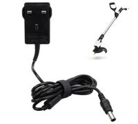 JIMACRO 25V 1A Cargador de Batería Compatible con Cortadora de Setos Gtech HT20 HT30 HT50 LHT50 Cortadora de Césped GT3.0 GT4.0 GT5.0 Cortadora de Borde GT50 ST20 Gtech Adaptador Cable de Alimentación