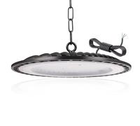 JINABLOSSY 300W UFO LED Lámpara de Alta Bahía, 6500K BlancaFría LED UFO High Bay Lumière,30000LM IP65 Impermeable Campana Industrial lampara techo para Fábricas, Aeropuerto, Patio, Garaje,Taller