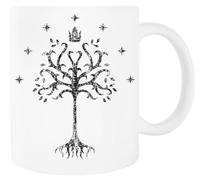 Jinbetee La Cresta Del Árbol Blanco Taza blanca Taza de cerámica para beber White Mug Ceraminc Drinking Cup