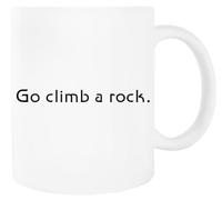 Jinbetee Ve A Escalar Una Roca Taza blanca Taza de cerámica para beber White Mug Ceraminc Drinking Cup