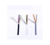 JINFEUGE Cable de Señal Blindado de 28 Awg/Gray/80M_(8Cores)