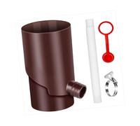 Jinhxofs de Recolección de, Desviador, Colector de Que Redirige El Agua, Desviador de para Riego, Jardín, MARRÓN, 8CM