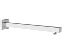 JINYOMFLY Brazo de Ducha de 40cm, Brazo de Ducha de Extensión para Ducha de lluvia Fija en Baño, Acero Inoxidable Sólido Alargado, Montado en la Pared, Cromo