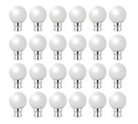 Jiotouhu Lámpara LED de color B22, blanco cálido 2700K, 2W equivalente a 20W, CA 220V-240V, lámpara LED de color con haz, adecuada para decoraciones de fiestas en bares domésticos, 24 unidades