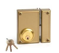 Jis Cerradura de sobreponer 33-7d mano derecha dorado