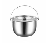 JISADER Contenedor para Aceite Recipiente Almacenamiento Acero Inoxidable Filtro Antideslizante Apto para Lavar Versatilidad Uso Adecuado para Cocina Restaurante, 5.5L