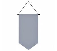 JISADER Display Board Expositor en Forma de Banderín para Pared Fabricado en Poliéster y Madera Organizador de Pines y Piezas de Colección Adecuado para, Gris Medio, Mediano