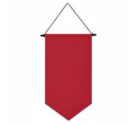 JISADER Display Board Expositor en Forma de Banderín para Pared Fabricado en Poliéster y Madera Organizador de Pines y Piezas de Colección Adecuado para, Rojo Grande, Mediano