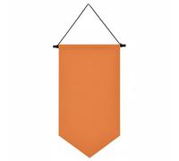 JISADER Display Board Expositor en Forma de Banderín para Pared Fabricado en Poliéster y Madera Organizador de Pines y Piezas de Colección Adecuado para, Naranja, Pequeño