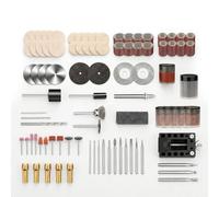 JISADER Kit Accesorios Multiherramienta, Herramienta Rotativa para Bricolaje, Mini Amoladora y Taladro, Paquete de accesorios para amoladora eléctrica - 299 piezas