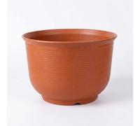 JISADER Maceta Plástico Minimalista, Macetero Cuadrado Drenaje, Maceta Decorativa Interior Exterior, Rojo