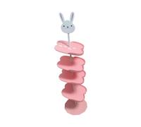JISADER Zapatero de 5 Niveles, Zapatero para Niños, Estante Multiusos para Zapatos, Organizador de Zapatos para Armario, Entrada, Pasillo de Casa, Rosa, Individual