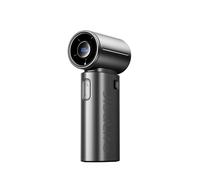 JISULIFE Life9S Turbo Power - Ventilador de mano (22 horas de autonomía, batería de 5000 mAh, 5 velocidades, viento de 5 velocidades, tamaño mini de bolsillo, ventilador portátil para viajes