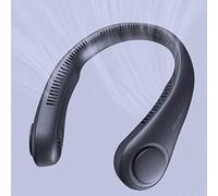 JISULIFE Ventilador de Cuello Portátil, 5 Velocidades, 4000 mAh