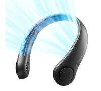 JISULIFE Ventilador de Cuello Portátil, 5 Velocidades, 4000 mAh