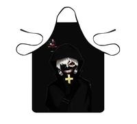 Jiumaocleu Delantal de anime Tokyo Ghoul Merch Kaneki Ken - Delantal impreso de dibujos animados para niños y adultos, tamaño opcional