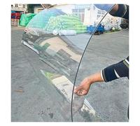 JIwqDY Láminas de Policarbonato Planchas Impermeable Transparente Panel de Techo de Plástico, Protección UV, para Invernadero, Marquesina, Cochera(80x700cm)