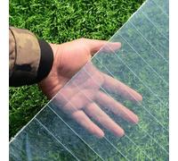 JIwqDY Planchas de Policarbonato para Tejados, Lámina para Techos Transparentes para Invernaderos, Planchas de Fibra de Vidrio, 0,8mm Paneles Aislantes(0.8x1m)