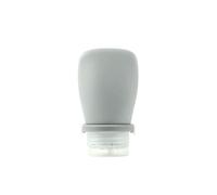 JJDFW - Contenedor portátil de silicona para almacenamiento de cosméticos, loción recargable, a prueba de fugas, tubo de compresión, botella vacía, Gris 60 ml