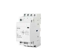 JJHQOKYNA Contactor CA Modular doméstico con riel guía 4P, 16 A/20 A/25 A, 220 V/230 V, 50/60 Hz, 3 NA, 1 NC, 4, 2(25A 4NC)