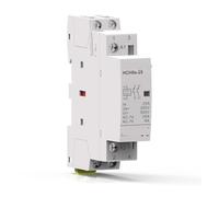 JJHQOKYNA Contactor CA Modular HCH8s-25, 25 A, 2 Polos, NA, NC, 1, 50 Hz, CC, 24 V, 110, 220, guía de contactores domésticos(2P 25A 2NO AC110V)