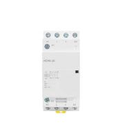 JJHQOKYNA Contactor doméstico HCH8-25 4P 25A 4NO 4NC 2NO2NC CA CC 24V 110V 220V Guía de contactores modulares(4P 25A 4NO DC24V)