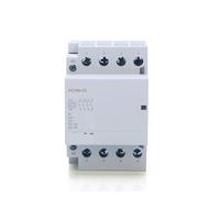 JJHQOKYNA Contactor HCH8s-63 DC24V Bobina DC230V AC230V 63A 4NO Modular Riel guía(63A 4NO DC AC24V)
